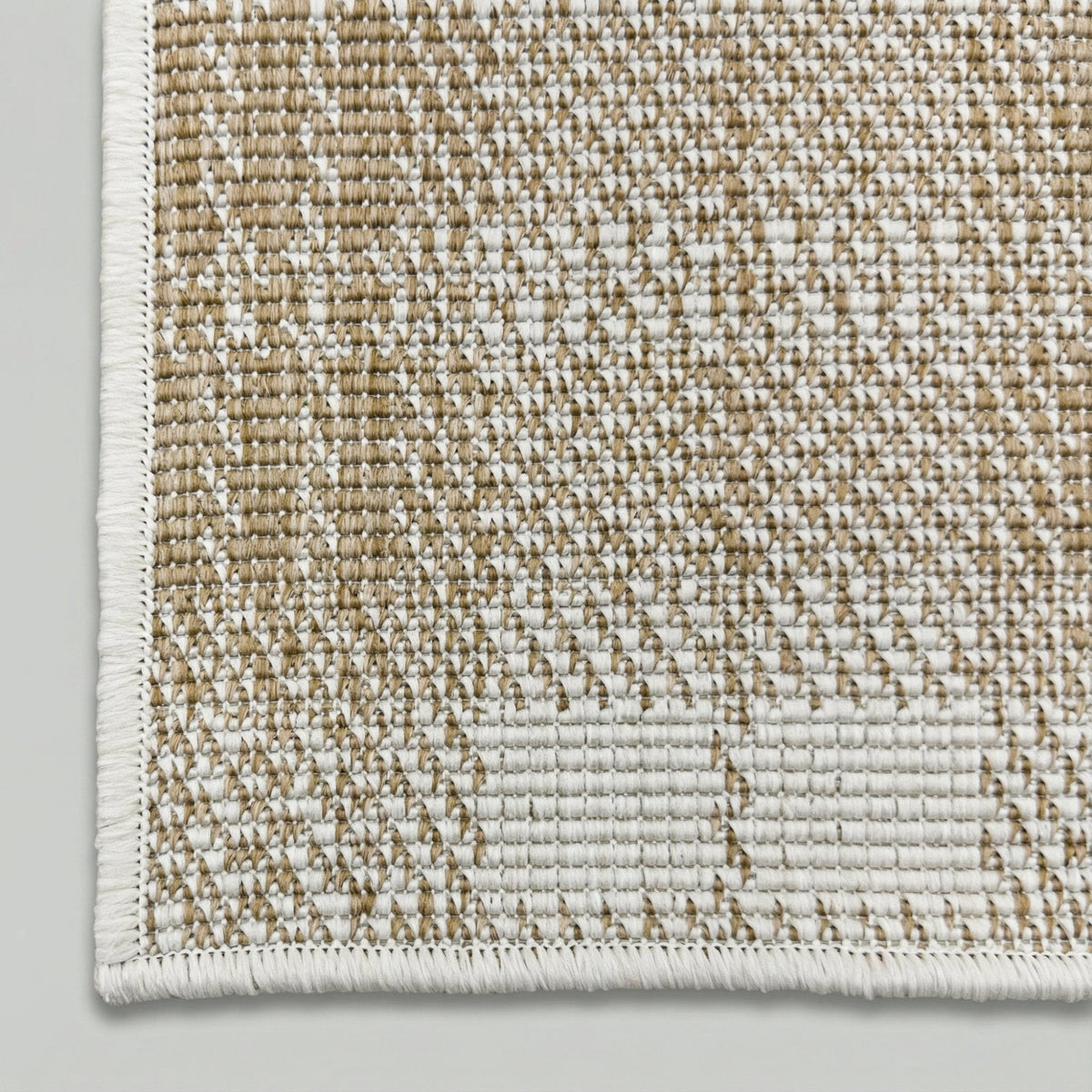Plaid Brown Kitchen Runner