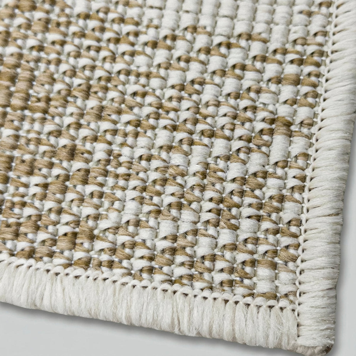 Plaid Brown Kitchen Runner