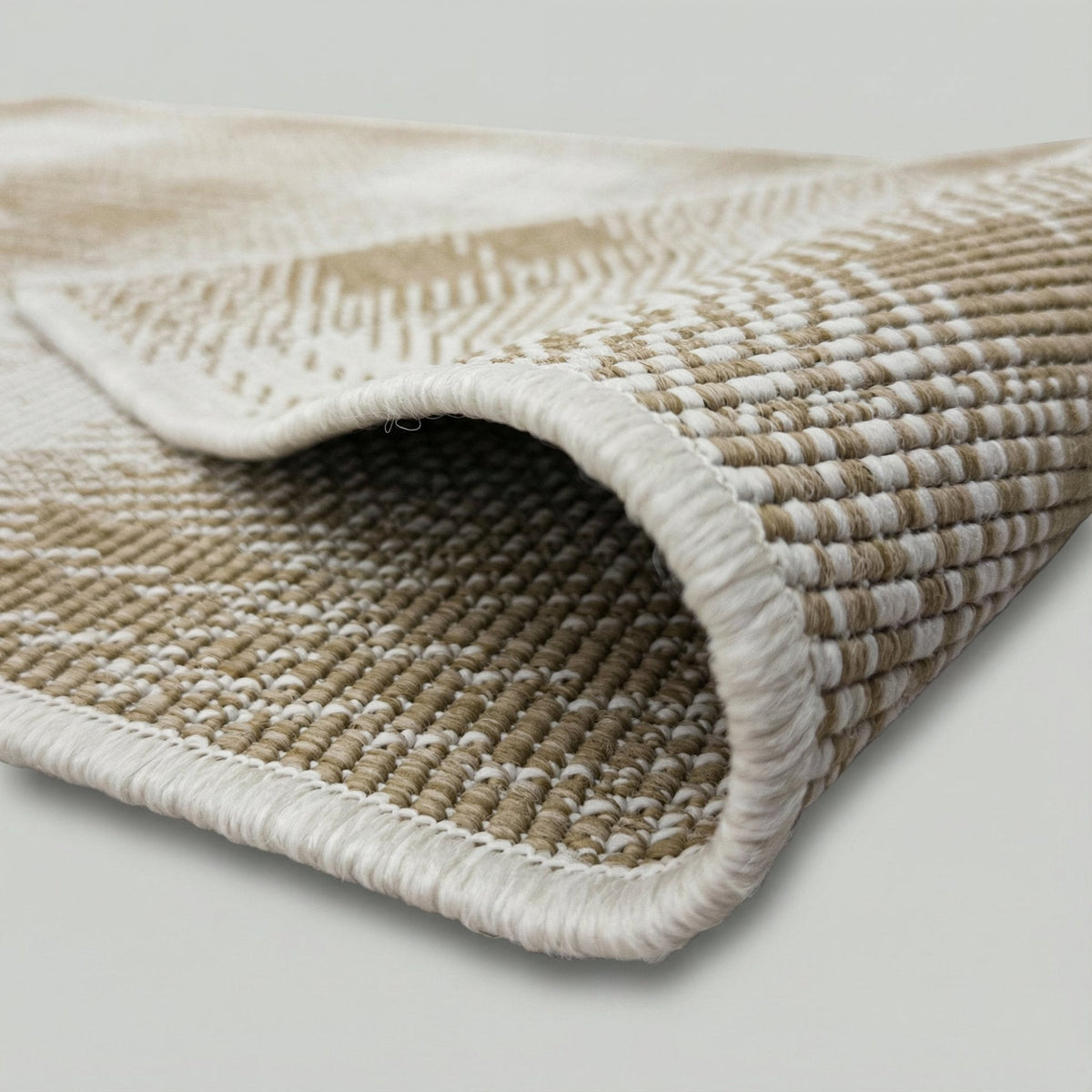 Plaid Brown Kitchen Runner
