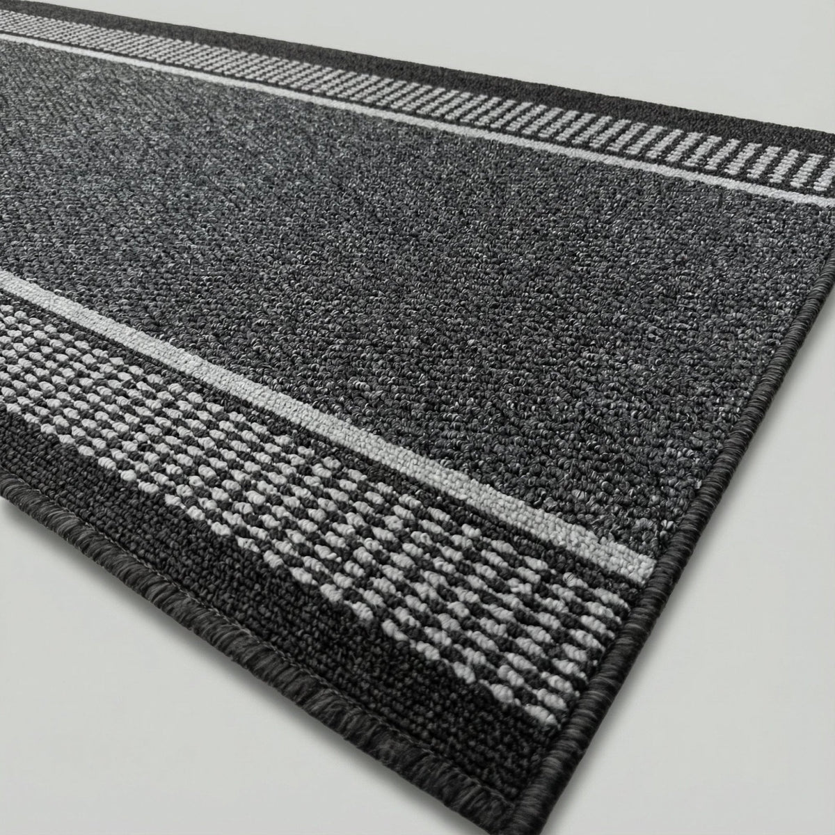 Promenade Grey Kitchen Runner
