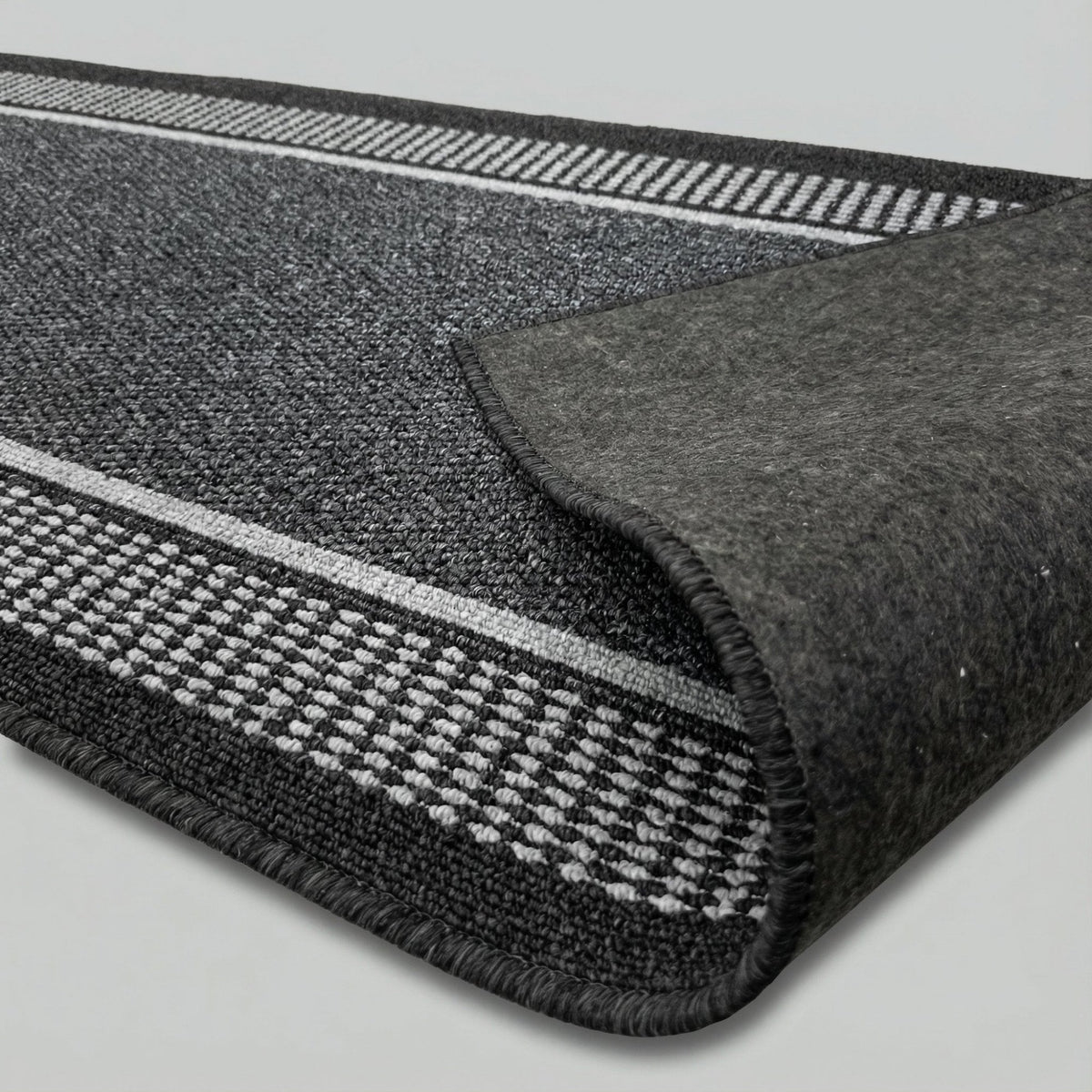 Promenade Grey Kitchen Runner