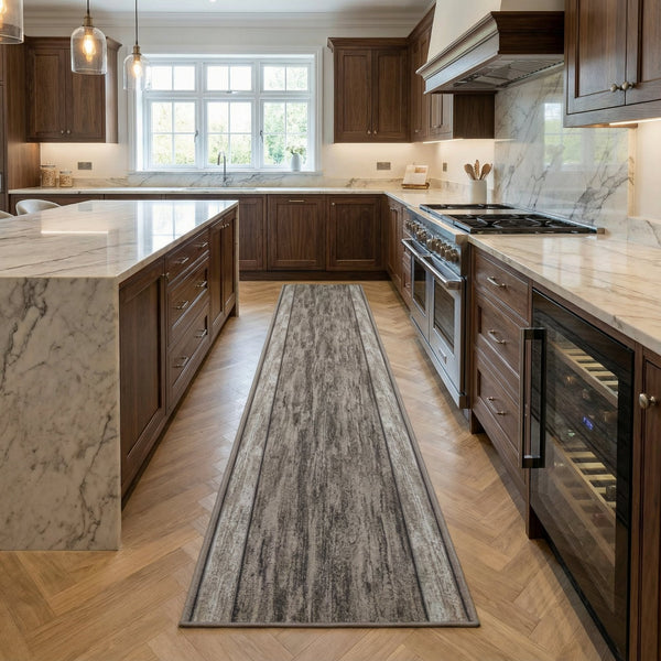 Rama Light Brown Kitchen Carpet Runner