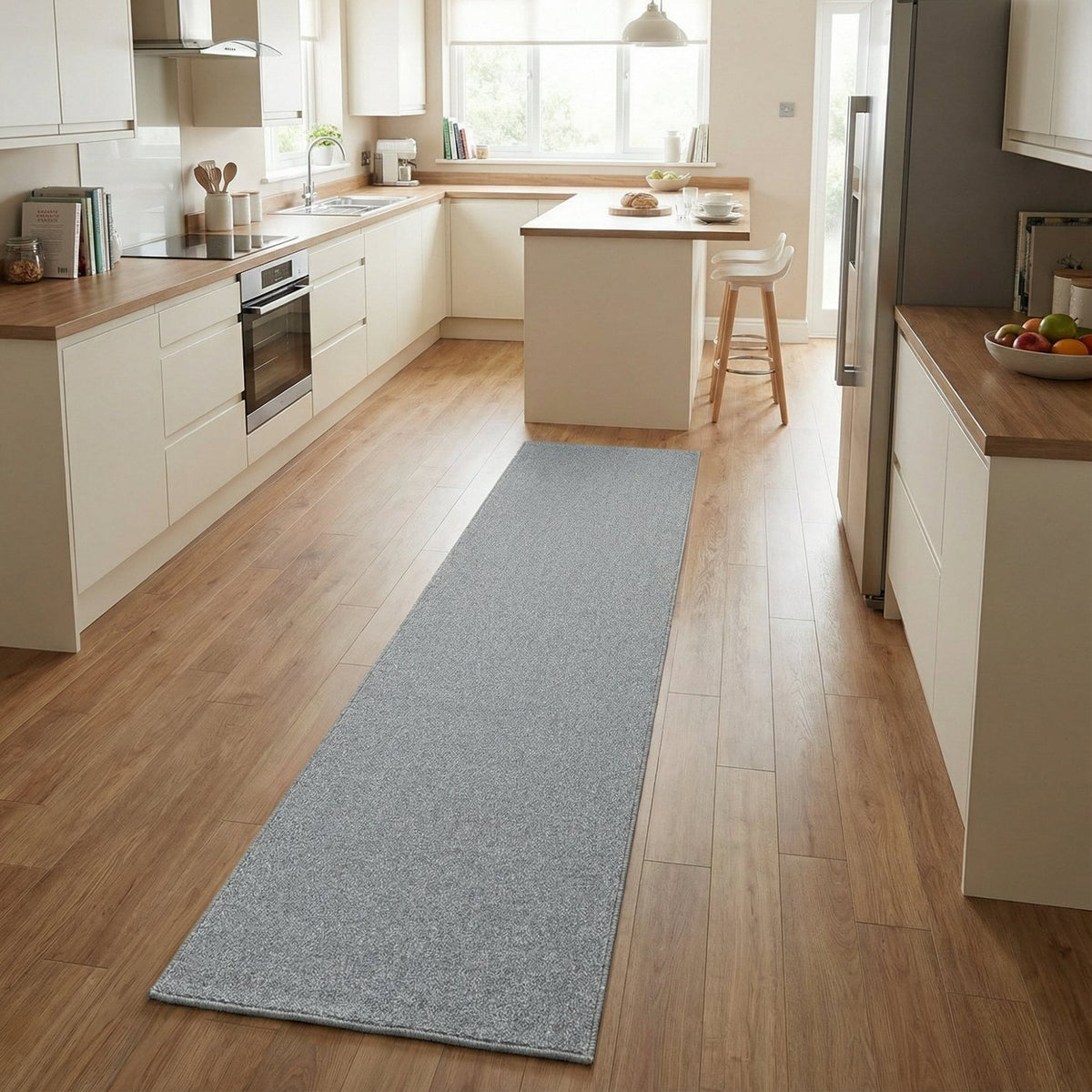Rustique Ultra Misty Grey Kitchen Runner
