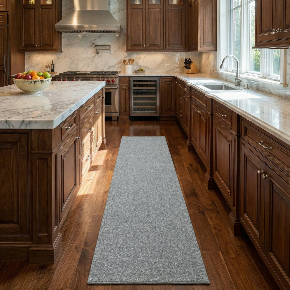 Rustique Ultra Misty Grey Kitchen Runner