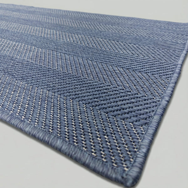 Stripes Blue Kitchen Runner