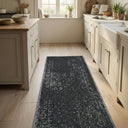 Tapestry Black Kitchen Runner - 1ft / 2ft