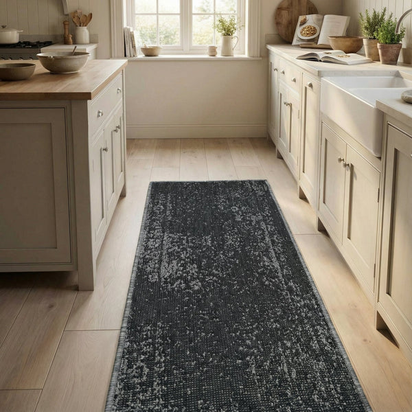Tapestry Black Kitchen Runner