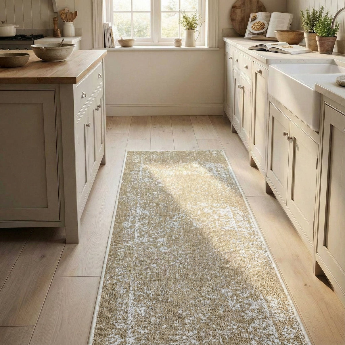 Tapestry Brown Kitchen Runner