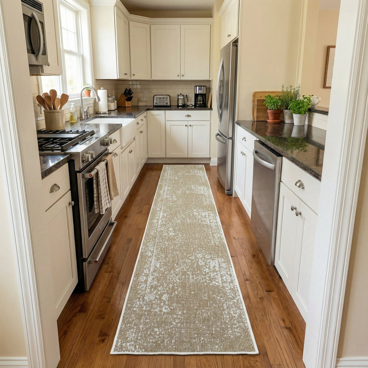 Tapestry Brown Kitchen Runner