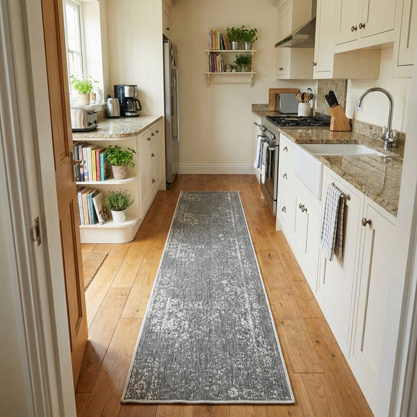 Tapestry Grey Kitchen Runner