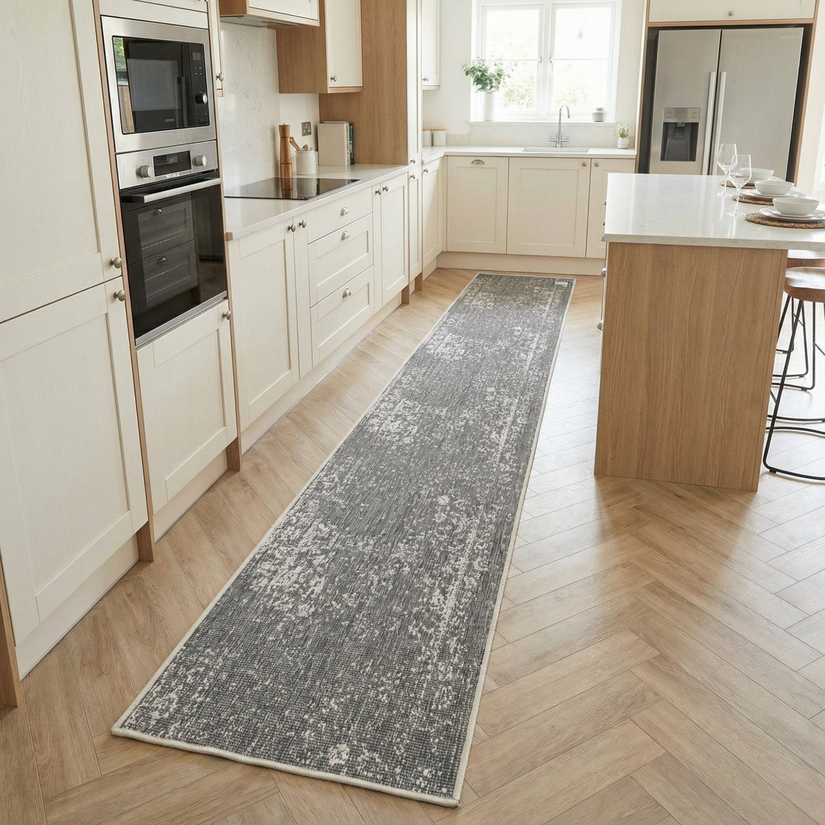 Tapestry Grey Kitchen Runner