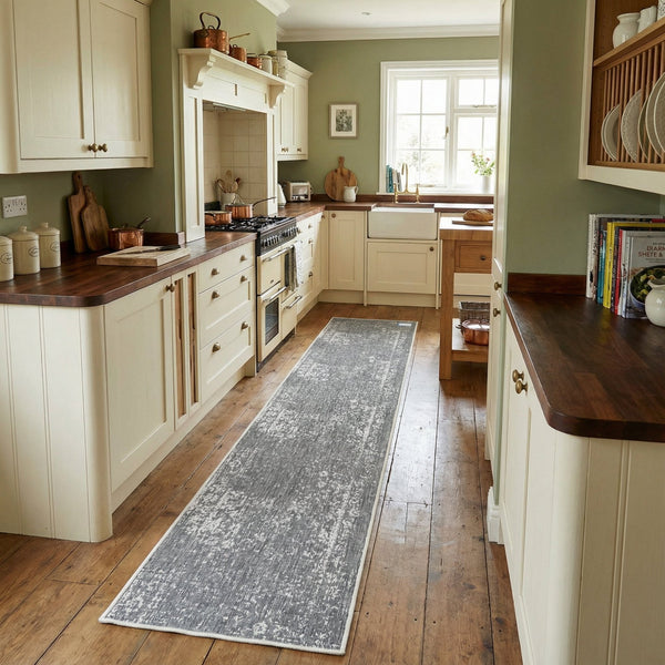Tapestry Grey Kitchen Runner