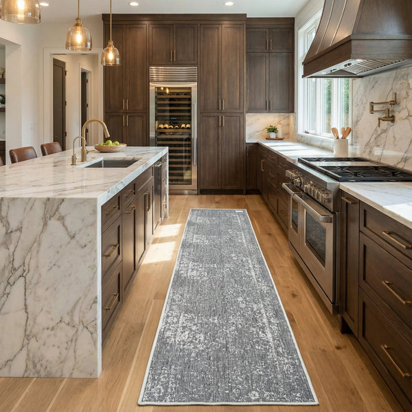 Tapestry Grey Kitchen Runner