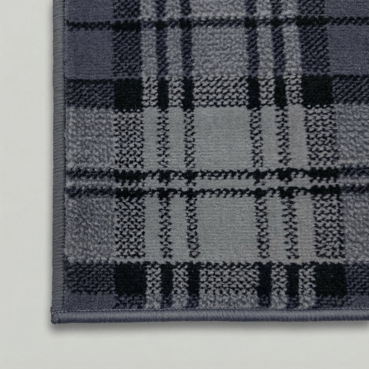 Tartan Black Kitchen Runner
