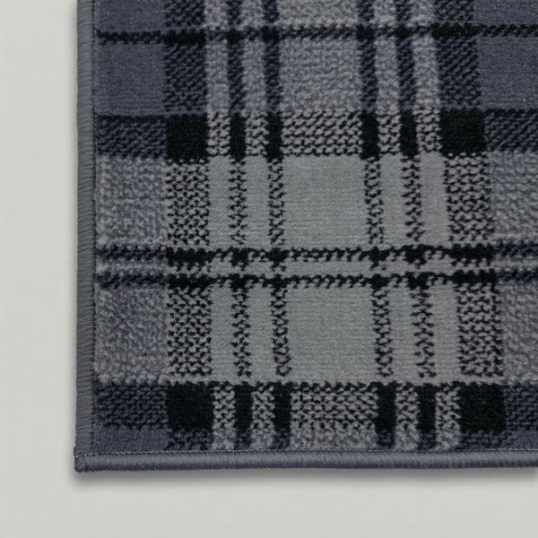 Tartan Black Kitchen Runner