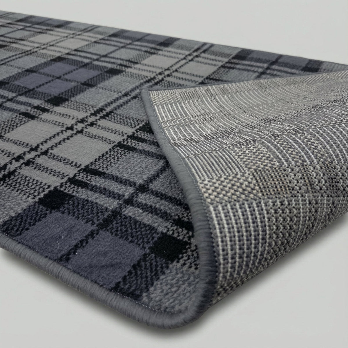 Tartan Black Kitchen Runner