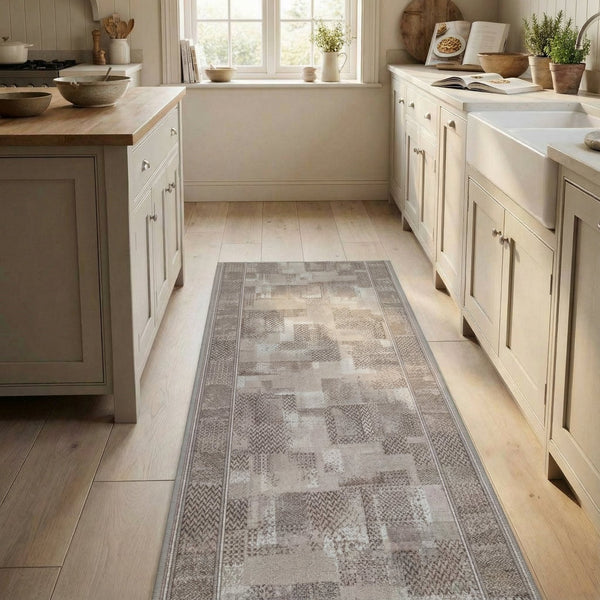 Tribe Beige Tapis de Cuisine