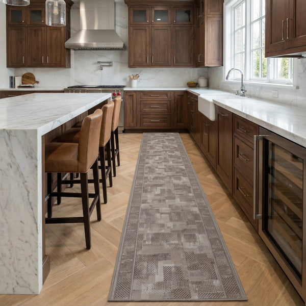 Tribe Beige Tapis de Cuisine