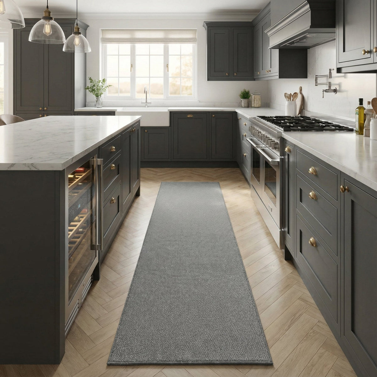 Tweed Mercury Kitchen Runner