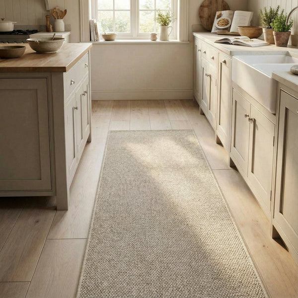 Tweed Taupe Kitchen Runner