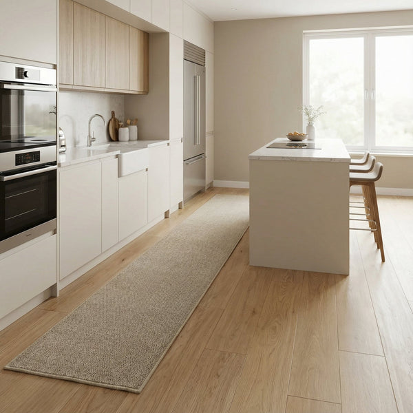 Tweed Taupe Kitchen Runner