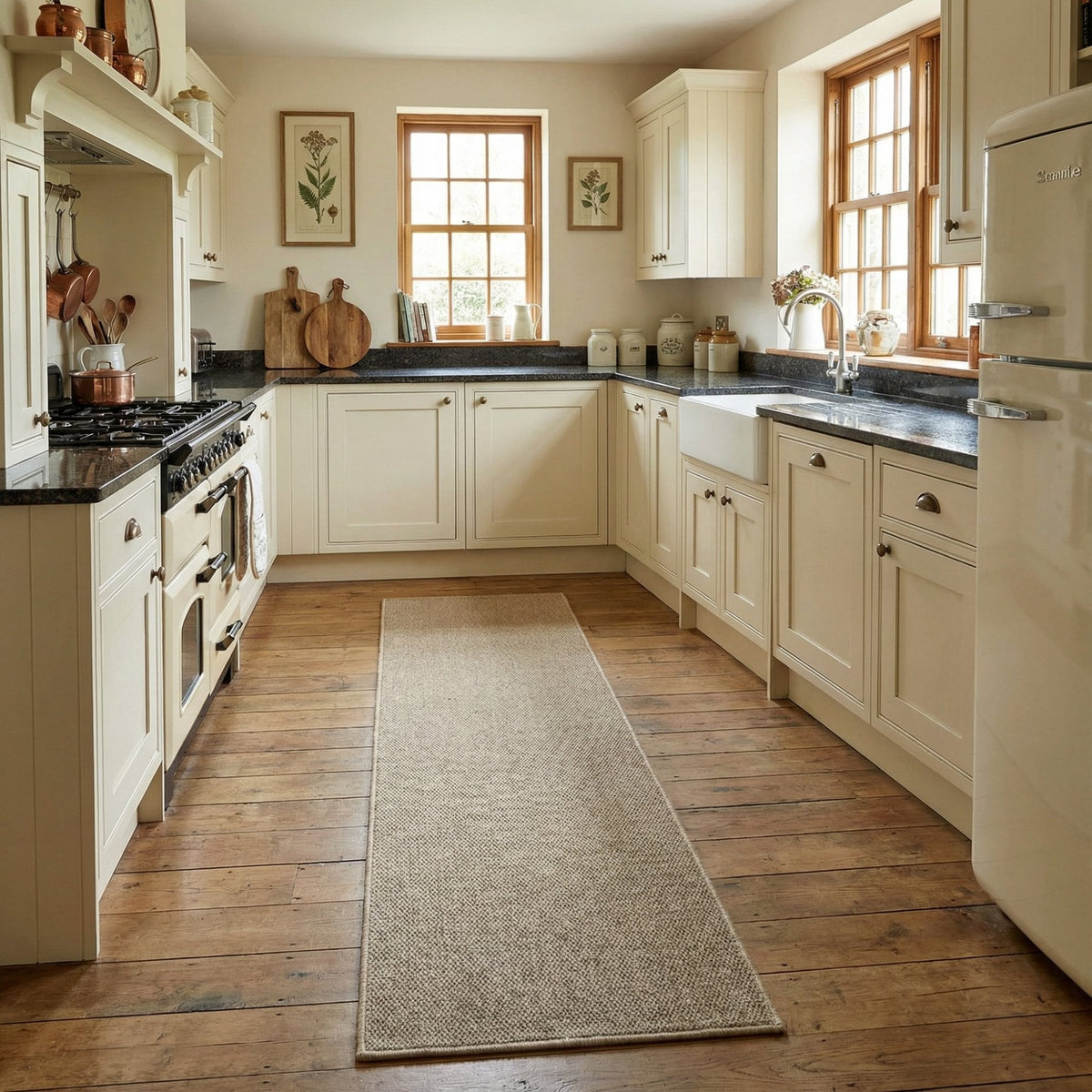 Tweed Taupe Kitchen Runner