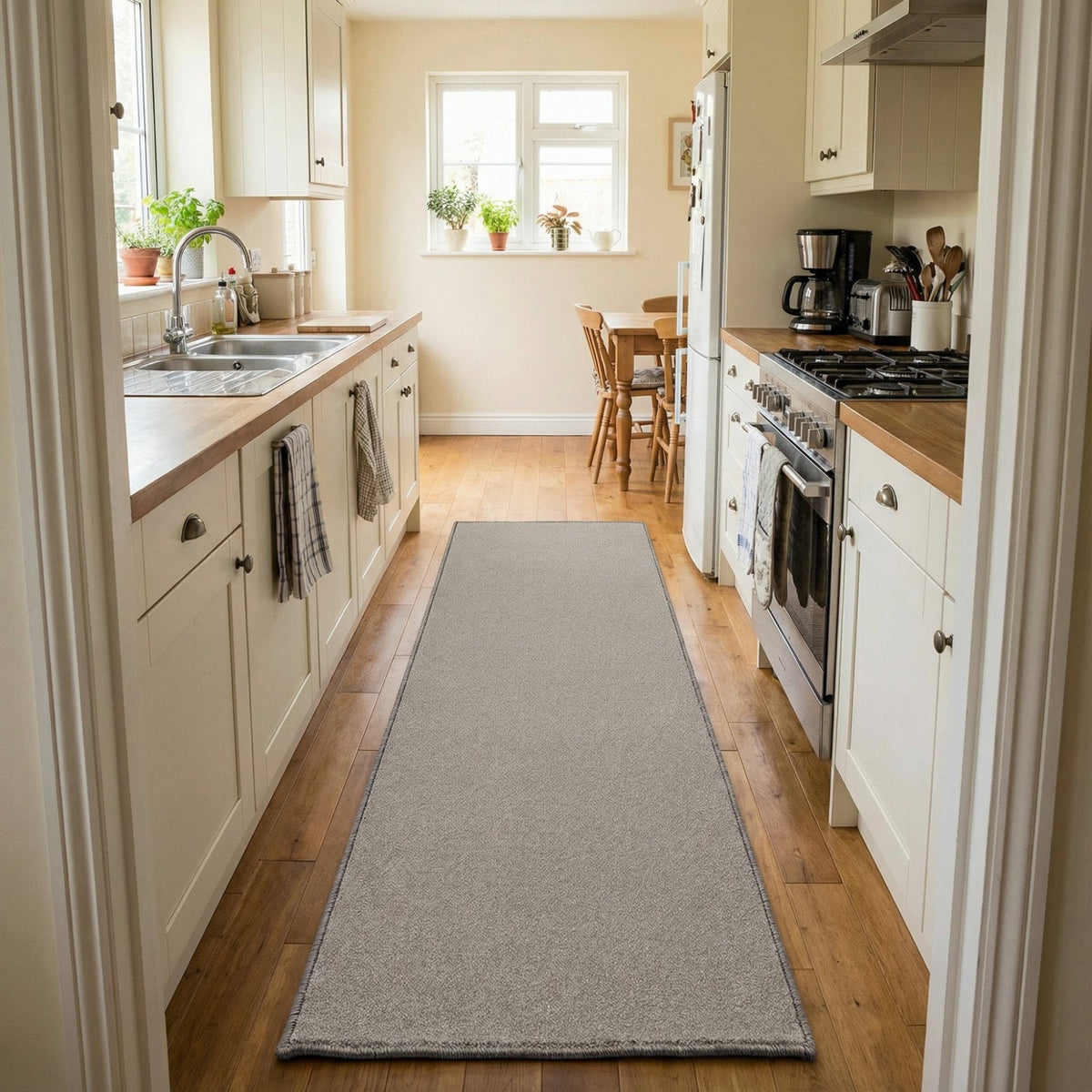 Ultra Country Beige Kitchen Runner
