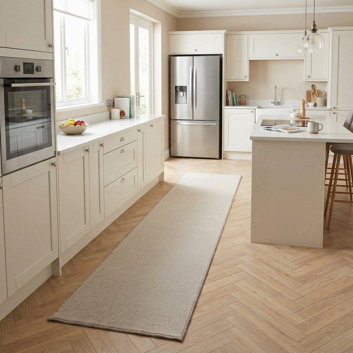Ultra Country Beige Kitchen Runner