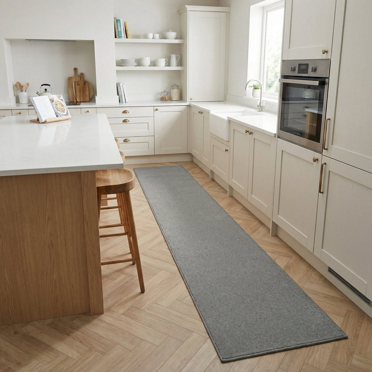 Ultra Gunmetal Kitchen Runner