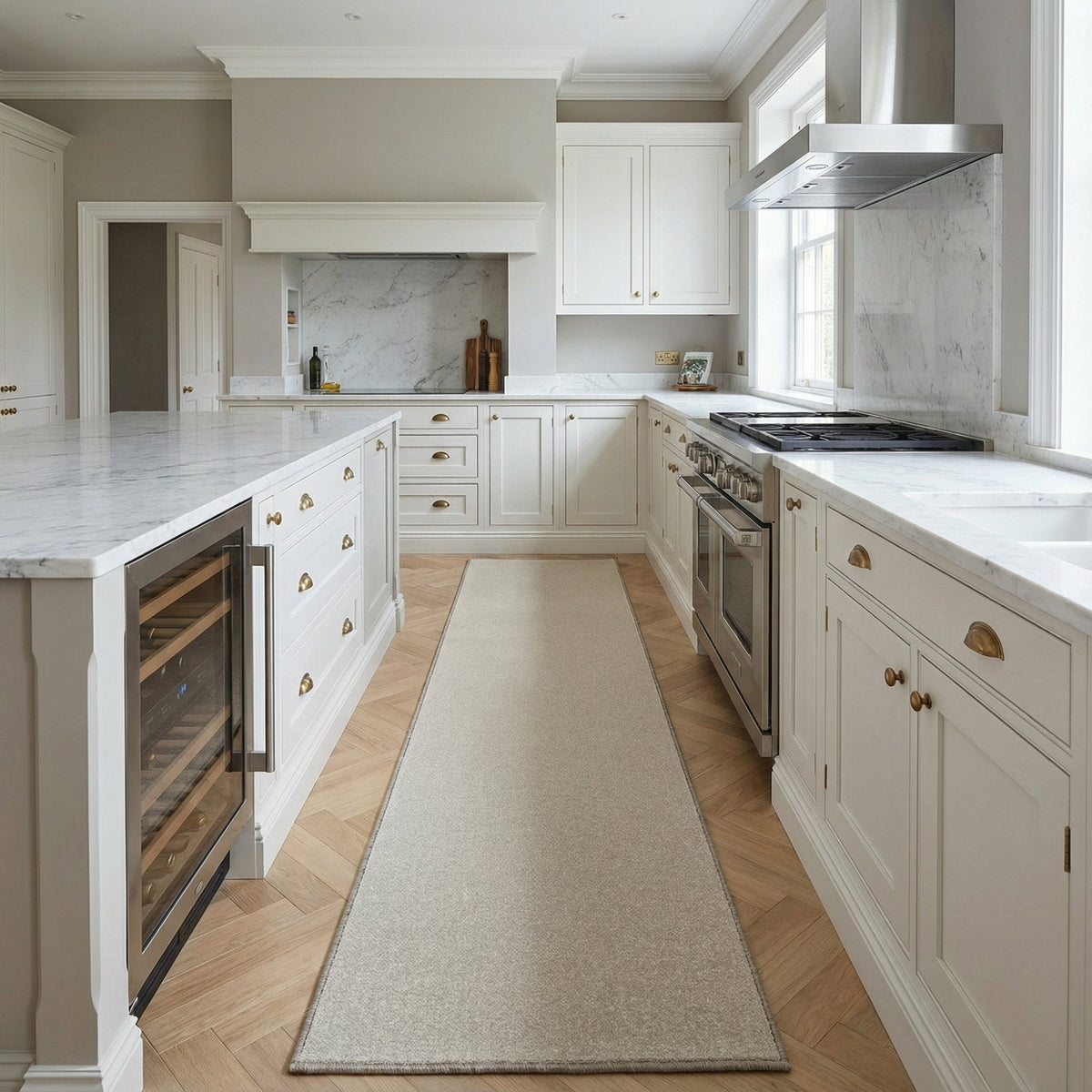Ultra Parchment Kitchen Runner