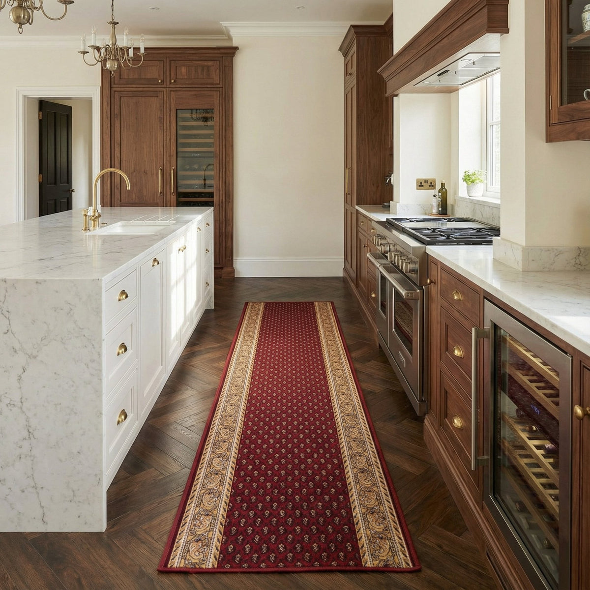 Acni Rouge Tapis de Cuisine