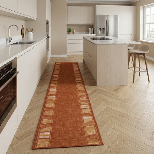 Alba Terracotta Tapis de Cuisine