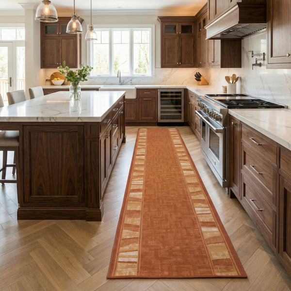 Alba Terracotta Tapis de Cuisine