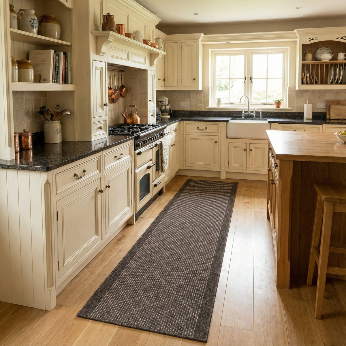 Boulevard Brown Kitchen Runner
