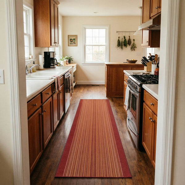 Carnaby Terracotta Tapis de Cuisine