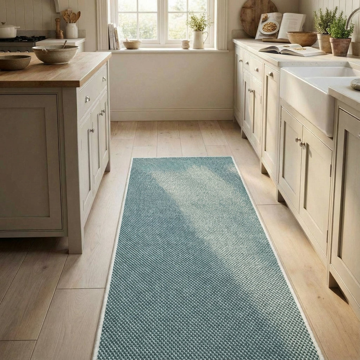 Coastal Green A Kitchen Runner