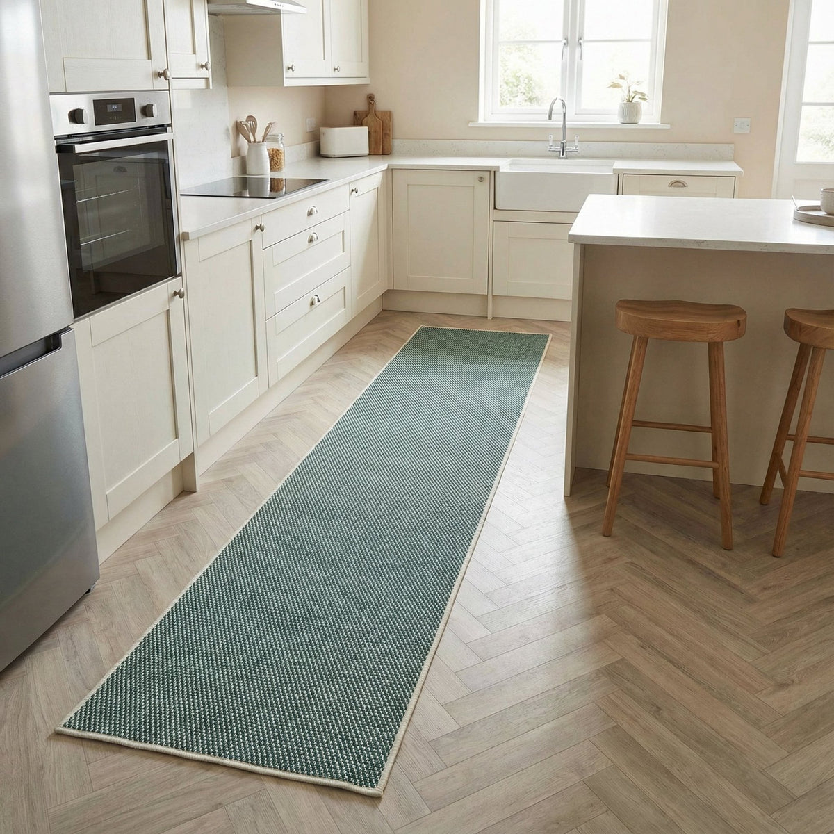 Coastal Green A Kitchen Runner
