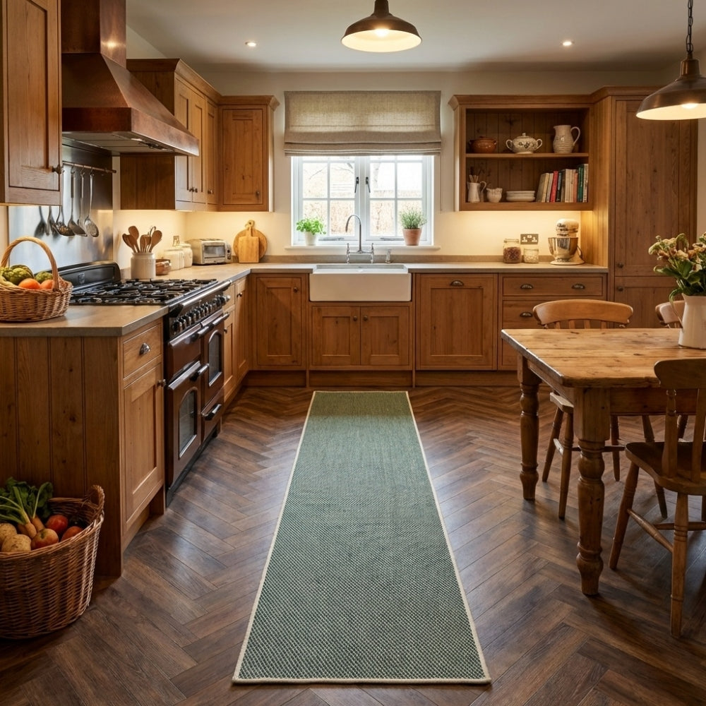 Coastal Green A Kitchen Runner
