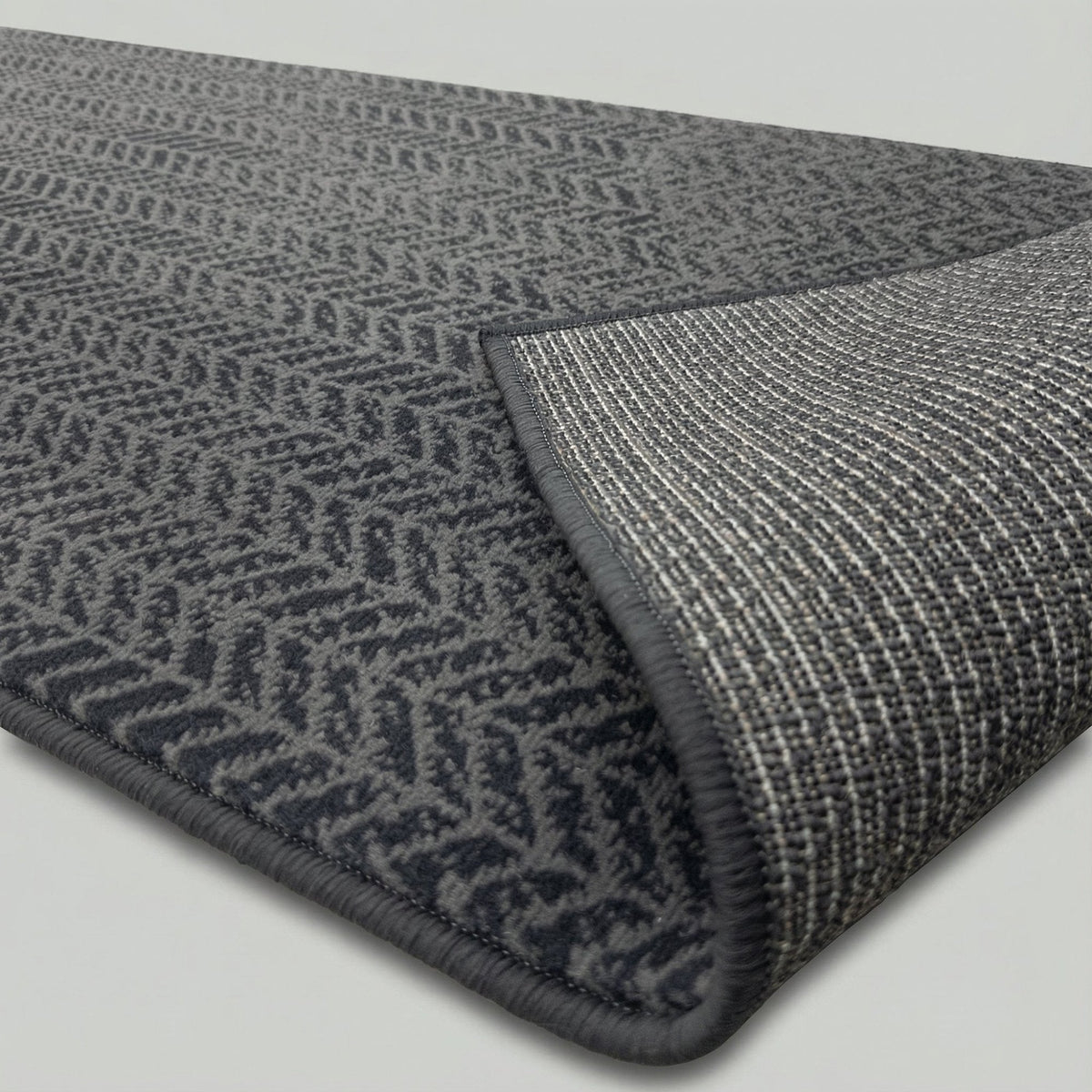 Empire Dark Grey Kitchen Runner