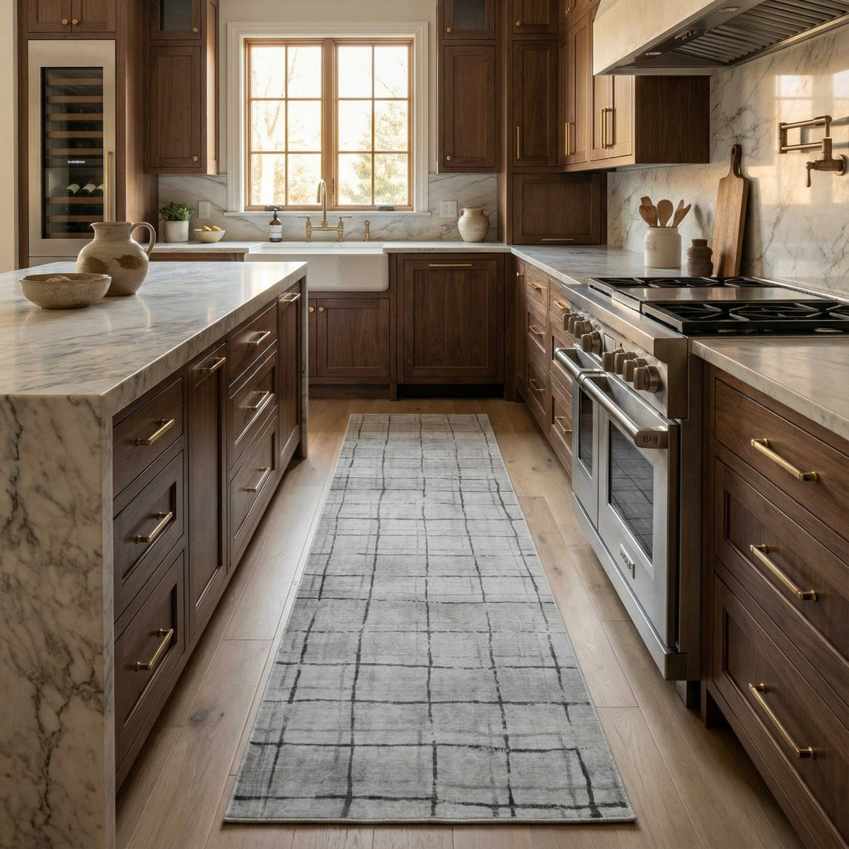 Hudson Multi Washable Kitchen Runner