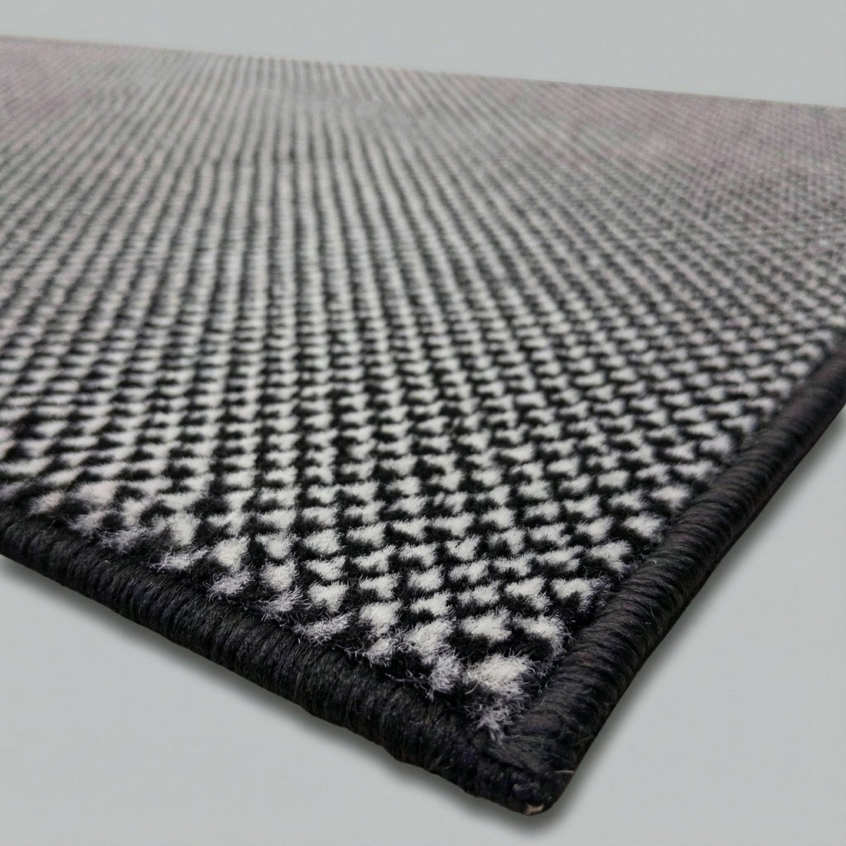 Hazy Black Kitchen Runner