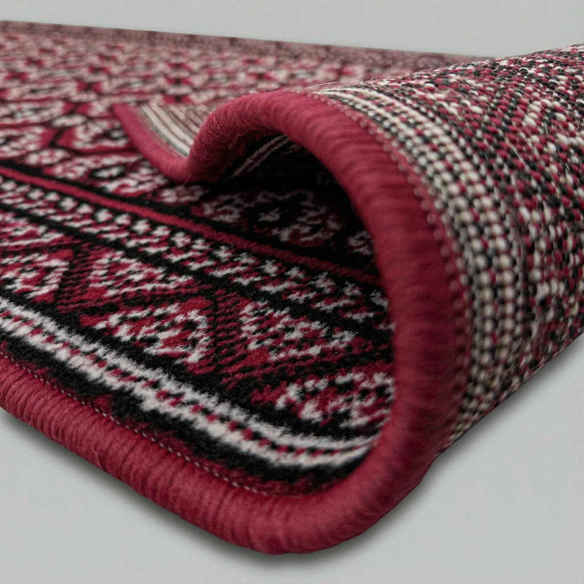 Heriz Dark Red Kitchen Runner