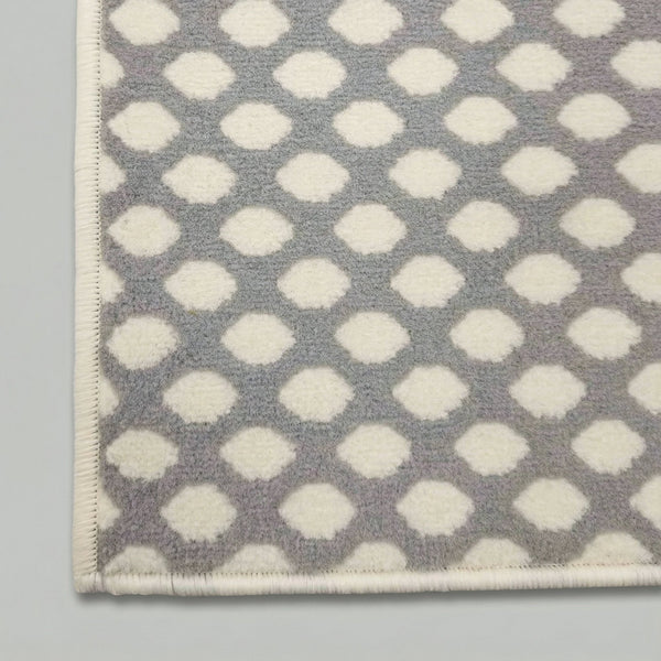 Honeycomb Grey Kitchen Runner