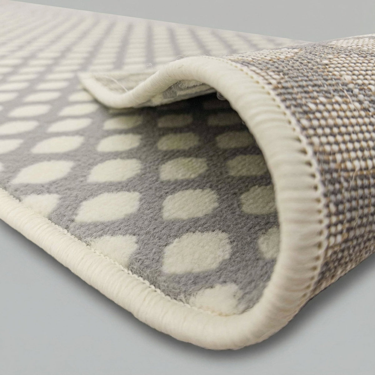 Honeycomb Grey Kitchen Runner