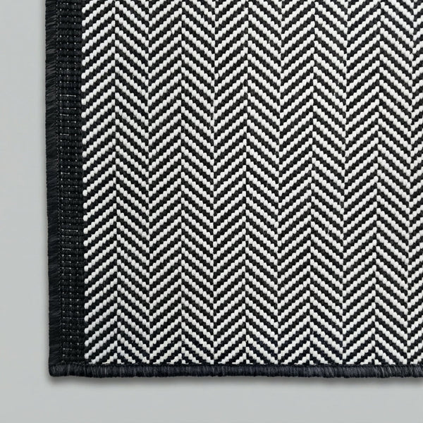 Illusion Black A Kitchen Runner