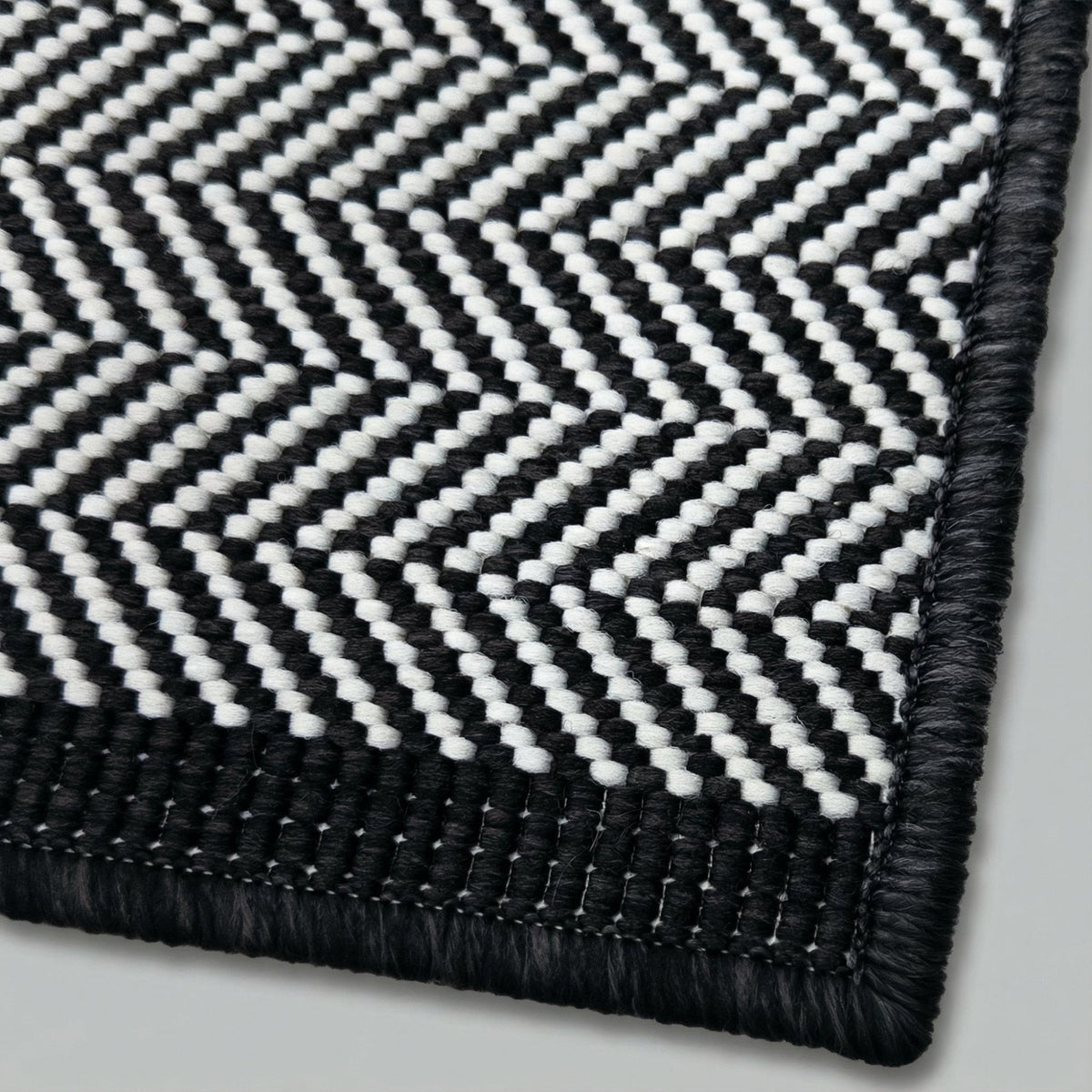 Illusion Black A Kitchen Runner