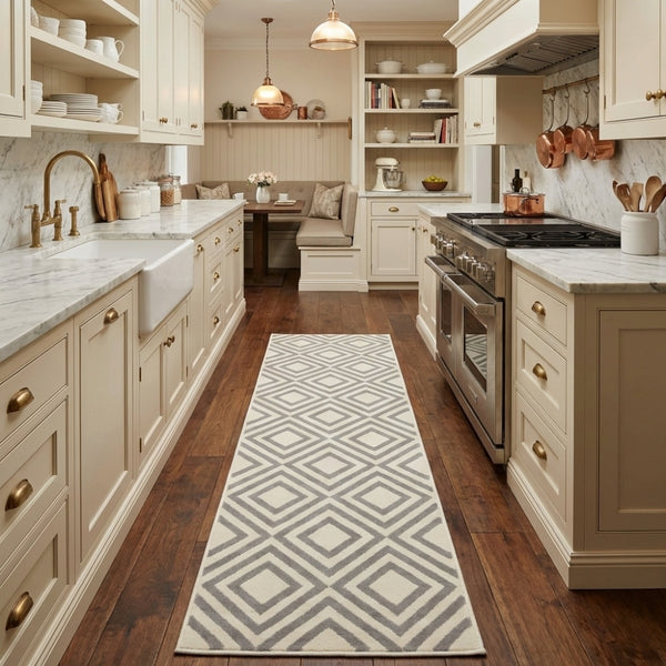 Kilim Grey Kitchen Runner