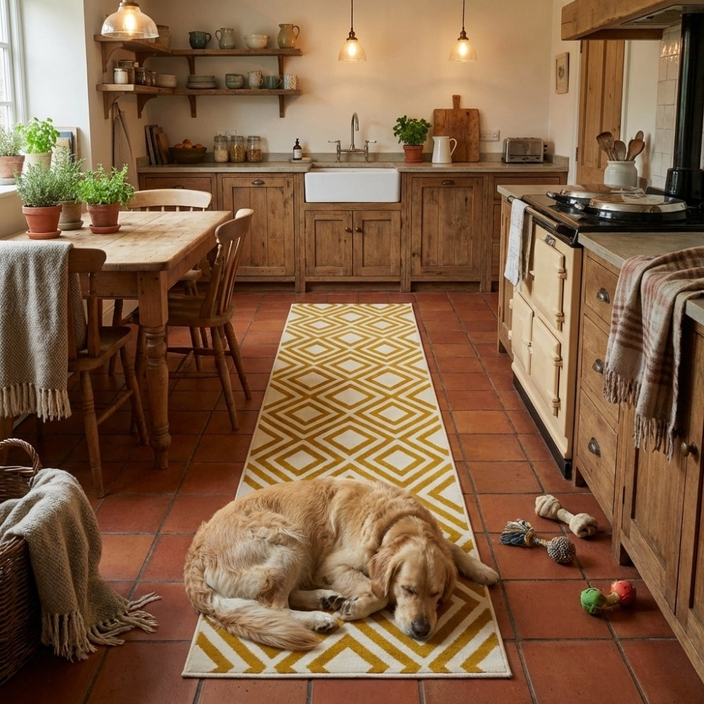 Kilim Ochre Kitchen Runner