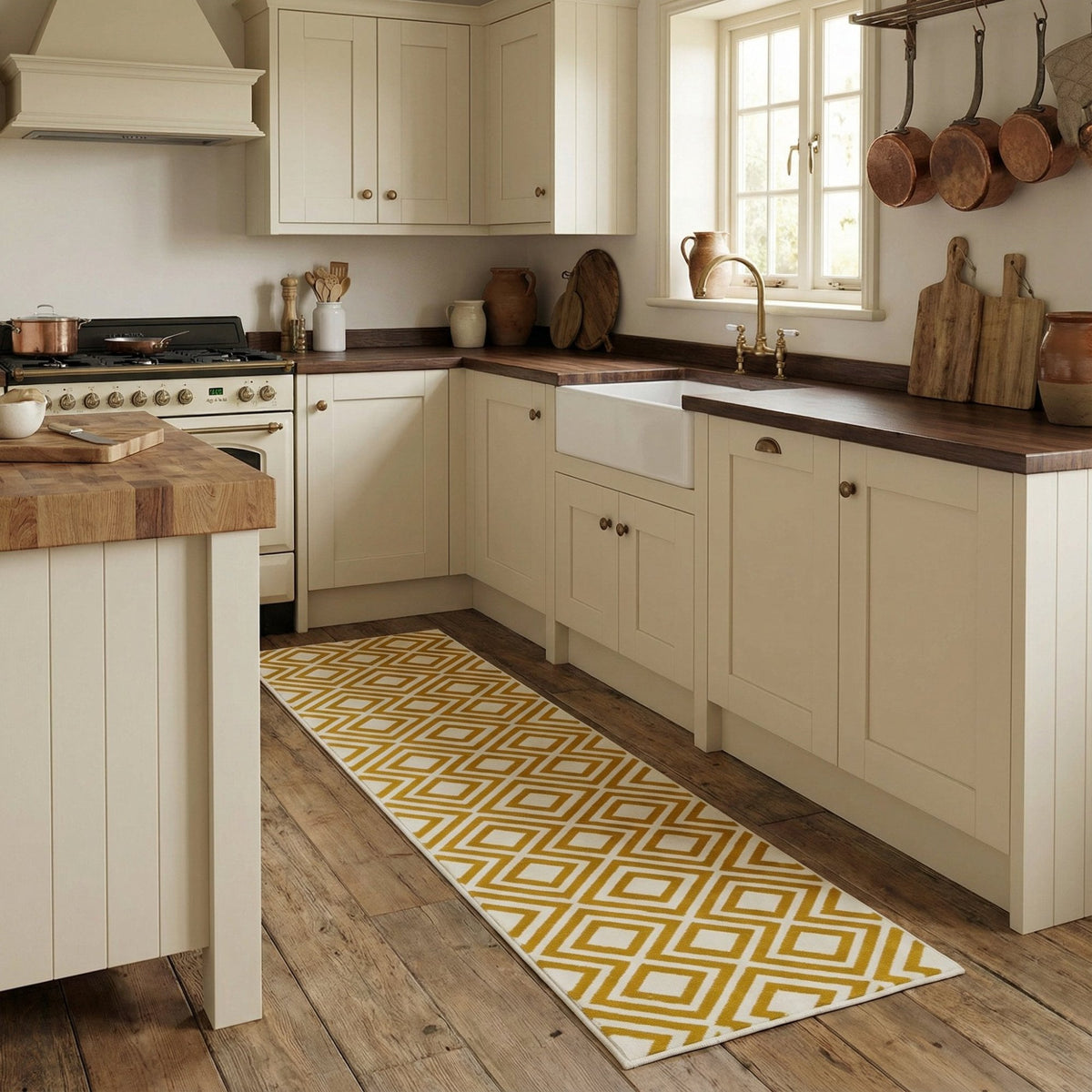 Kilim Ochre Kitchen Runner
