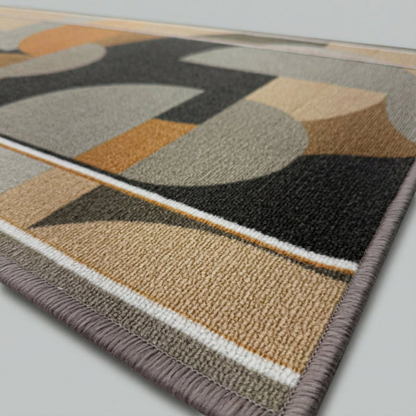 Malis Light Brown Kitchen Runner
